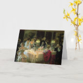 Het eind van Diner, 1913 Kaart (Gele Bloem)
