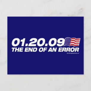 Het eind van een Briefkaart van de Fout