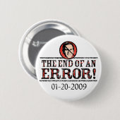 Het eind van een Button van de Fout  (Voorkant /achterkant)