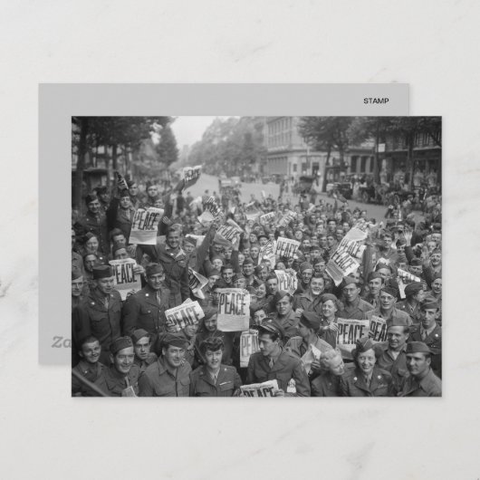 Het eind van WW2 Briefkaart (Voorkant / Achterkant)