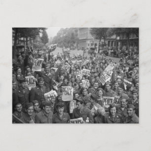 Het eind van WW2 Briefkaart