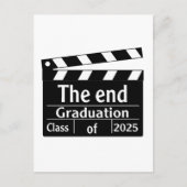 Het einde Afstuderen 2025 Cinema Afstuderen Feestdagenkaart (Voorkant)