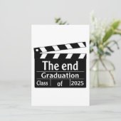 Het einde Afstuderen 2025 Cinema Afstuderen Kaart (Staand voorkant)