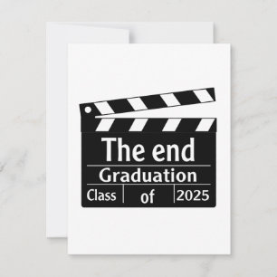 Het einde Afstuderen 2025 Cinema Afstuderen Notitiekaartje
