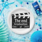Het einde Afstuderen 2025 Cinema Afstuderen Papieren Bordje (Feest)