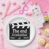 Het einde Afstuderen 2025 Cinema Afstuderen Papieren Bordje (Feest)