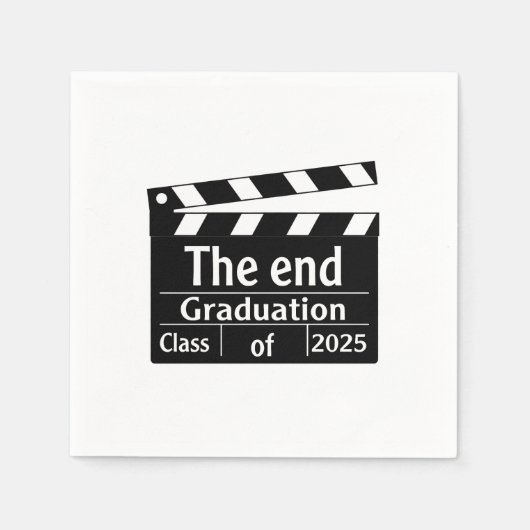 Het einde Afstuderen 2025 Cinema Afstuderen Servet (Voorkant)