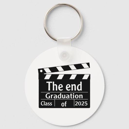 Het einde Afstuderen 2025 Cinema Afstuderen Sleutelhanger (Voorkant)
