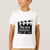 Het einde Afstuderen 2025 Cinema Afstuderen T-shirt (Voorkant)