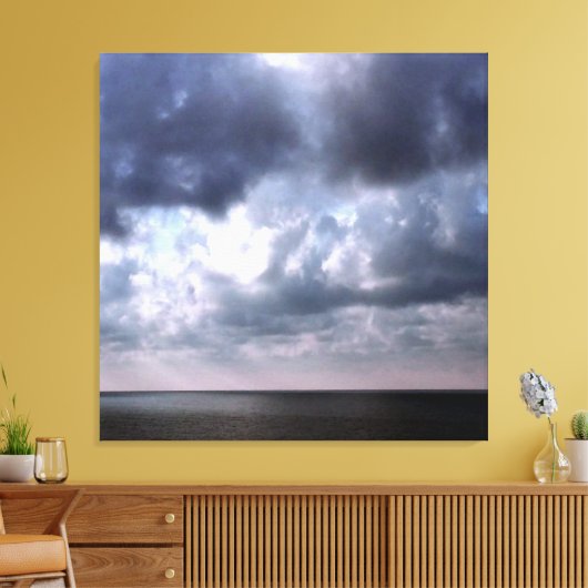 Het einde canvas afdruk (Insitu (Woonkamer))