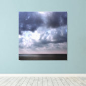 Het einde canvas afdruk (Insitu (Houten vloer))