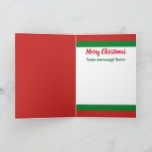 Het einde die u krijgt achterschip toevoegt feestdagen kaart (Binnen)