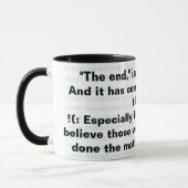 ‘Het einde’ is altijd nabij! Mok (Links)