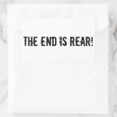 Het Einde Is Grappig Pessimisme Pun Sticker (Tas)