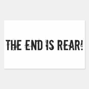 Het Einde Is Grappig Pessimisme Pun Sticker