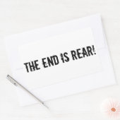 Het Einde Is Grappig Pessimisme Pun Sticker (Envelop)