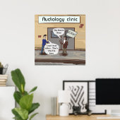 Het einde is nabij een Poster van de audiovisuele  (Thuiskantoor)