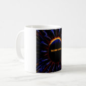 Het einde is nabij koffiemok (Voorkant links)