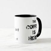 Het Einde Is Nabij Maar Koffie Is Hier Grappige Mo Mok (Voorkant rechts)