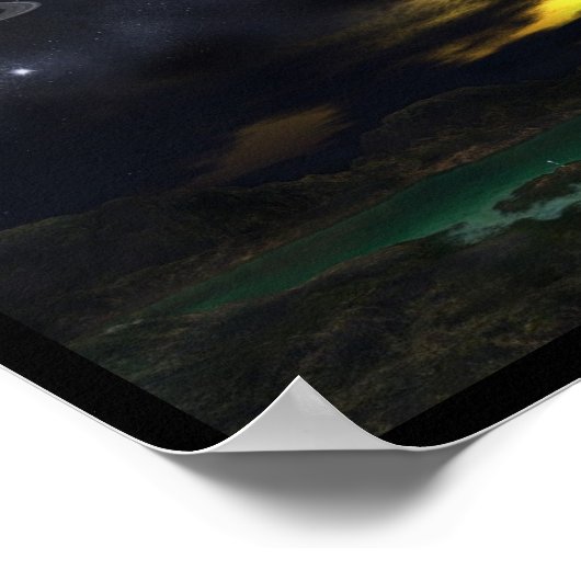 het einde is slechts een begin poster (Hoek)