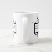 Het einde niet bepleiten grote koffiekop (Achterkant)