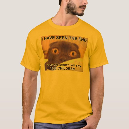 het einde! t-shirt (Voorkant)