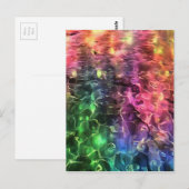 Het einde van de Abstracte kunst van de regenboogs Briefkaart (Voorkant / Achterkant)