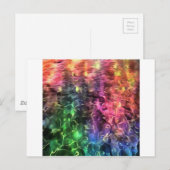 Het einde van de Abstracte kunst van de regenboogs Briefkaart (Voorkant / Achterkant)