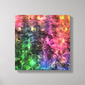 Het einde van de Abstracte kunst van de regenboogs Canvas Afdruk (Voorkant)