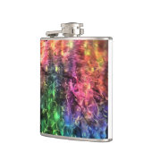 Het einde van de Abstracte kunst van de regenboogs Heupfles (Links)