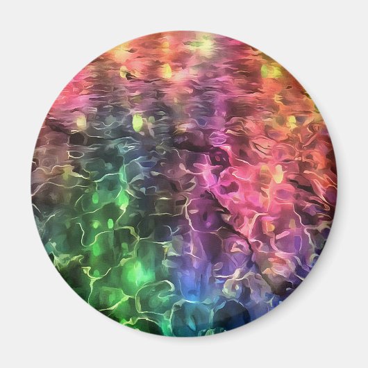 Het einde van de Abstracte kunst van de regenboogs Magneet (Voorkant)