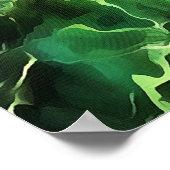 Het einde van de Abstracte kunst van de regenboogs Poster (Hoek)