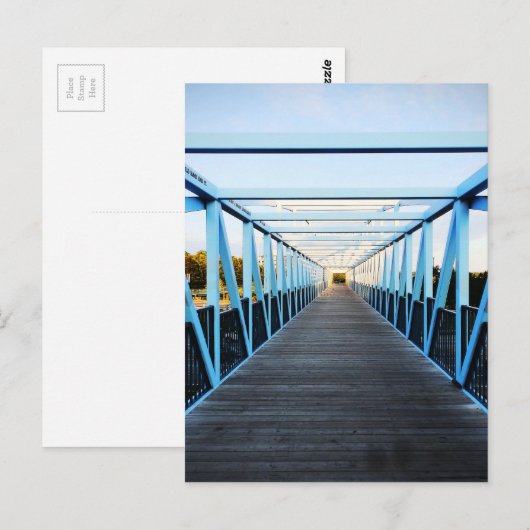 Het einde van de brug briefkaart (Voorkant / Achterkant)