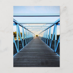 Het einde van de brug briefkaart