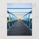 Het einde van de brug briefkaart (Voorkant)