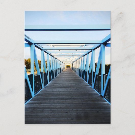 Het einde van de brug briefkaart (Voorkant)