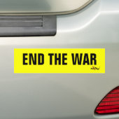 Het einde van de Bumpersticker van de Oorlog (Op auto)