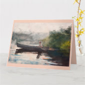 Het einde van de dag, Adirondacks door Winslow Hom Kaart (Gele Bloem)