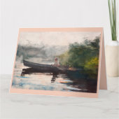 Het einde van de dag, Adirondacks door Winslow Hom Kaart (Voorkant)