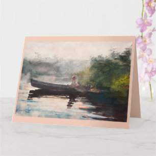 Het einde van de dag, Adirondacks door Winslow Hom Kaart