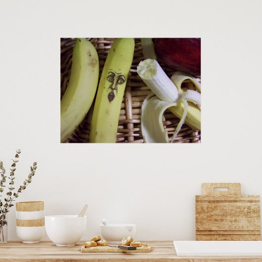 het einde van de fruitmand... poster (Keuken)