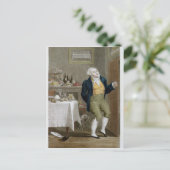 Het einde van de gastronomen briefkaart (Staand voorkant)