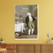 Het einde van de gastronomen canvas afdruk (Insitu (Woonkamer))