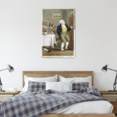 Het einde van de gastronomen canvas afdruk (Insitu (Slaapkamer))