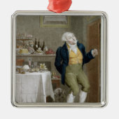 Het einde van de gastronomen metalen ornament (Voorkant)