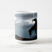 Het einde van de Mok van de treinkoffie (Center)