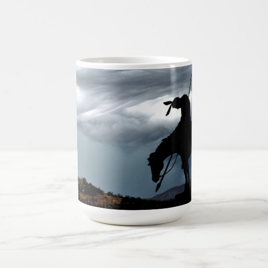 Het einde van de Mok van de treinkoffie (Center)