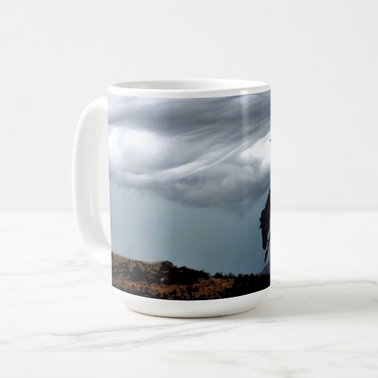 Het einde van de Mok van de treinkoffie (Voorkant links)