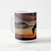 Het einde van de Mok van de treinkoffie (Voorkant links)