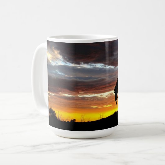 Het einde van de Mok van de treinkoffie (Voorkant links)